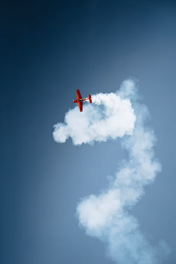 supercoole randome foto van een vliegtuig